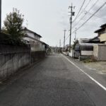前面道路の様子です。（西方面）