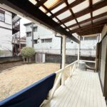 日当たりの良いウッドデッキでのんびり寛いでみてはいかがですか。