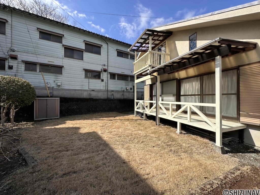 開放的なお庭。