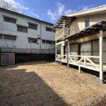 開放的なお庭。