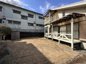 開放的なお庭。