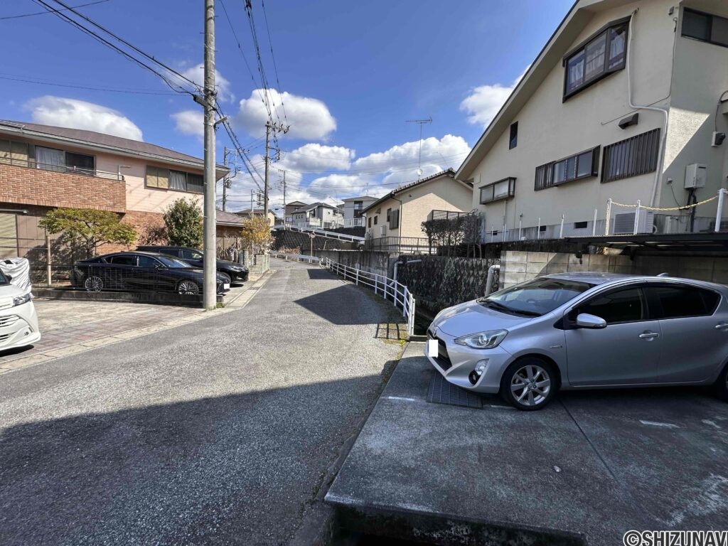 前面道路の様子。