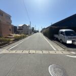 前面道路　別角度です。