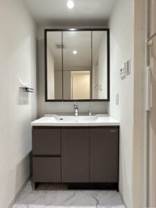 駿河区　マンション　洗面所