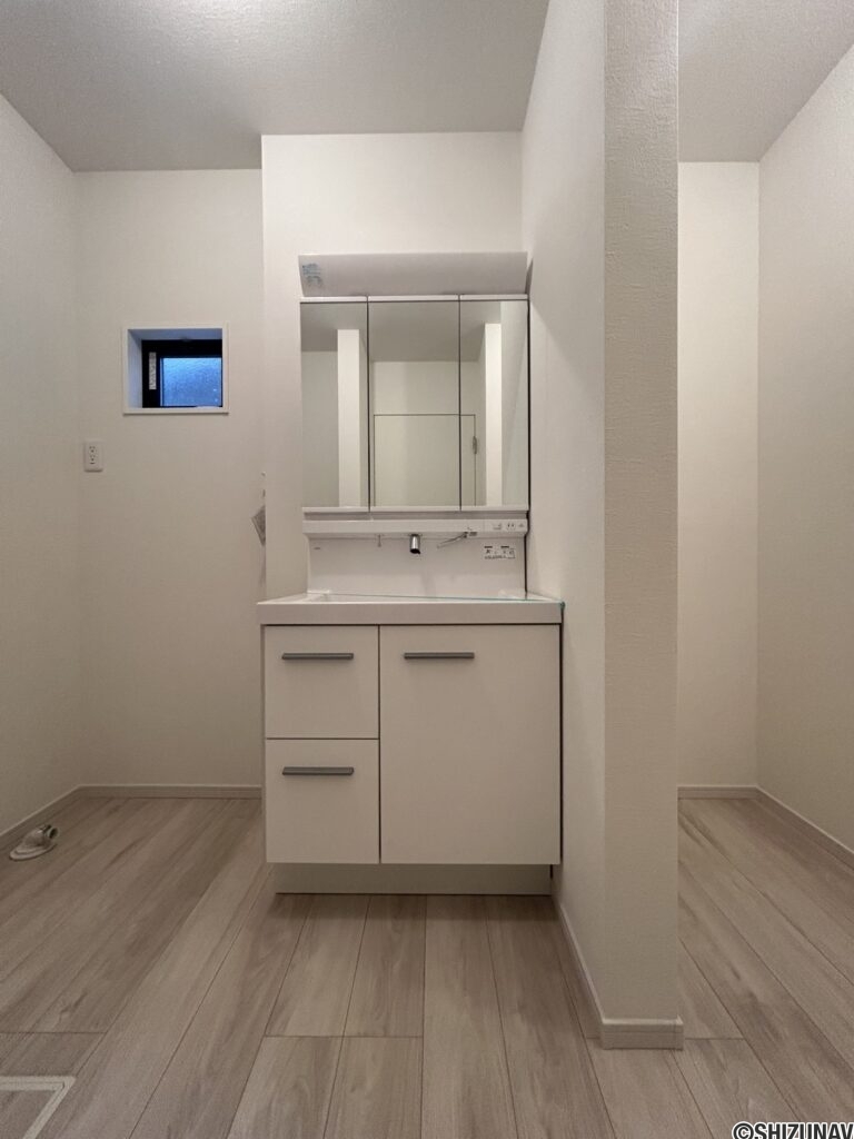 新築　駿河区　洗面所