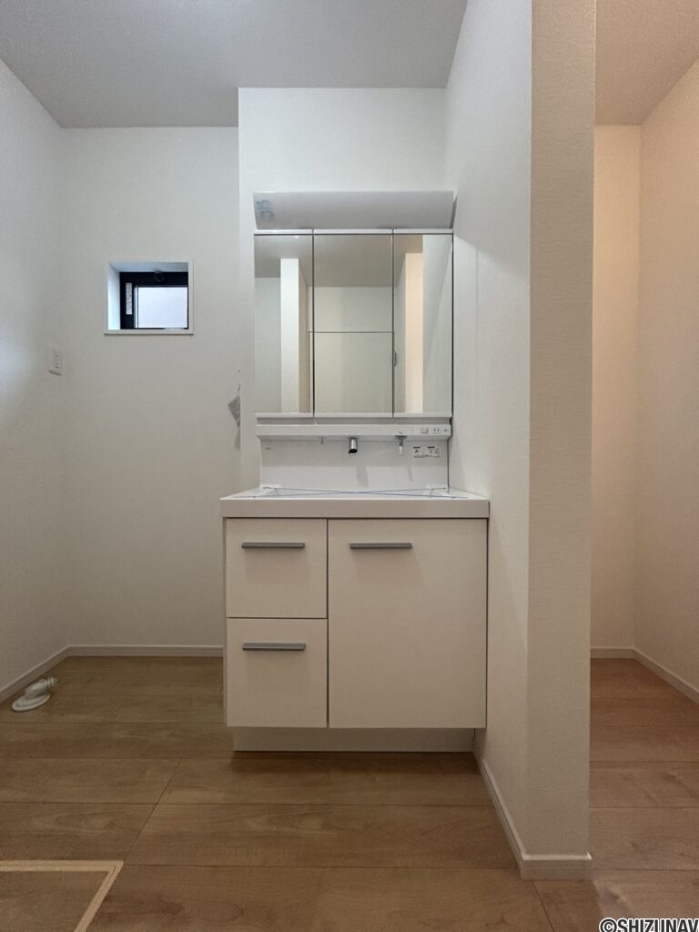 新築　駿河区　洗面所