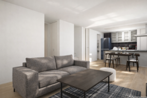 【B棟】LDKイメージパース