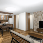 【A棟】LDKイメージパース