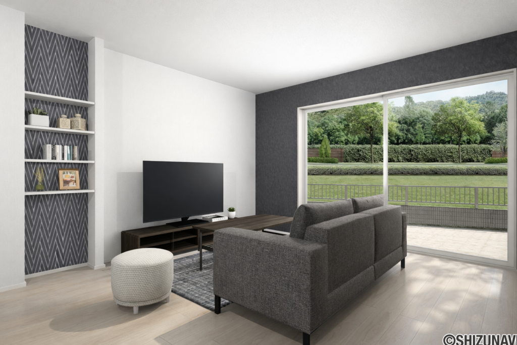 【B棟】LDKイメージパース