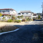 前面道路（南から北）