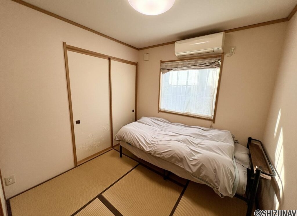 1階和室です。奥の襖は押入です。