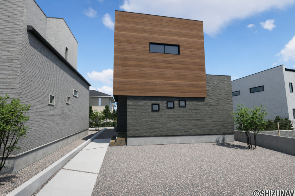 【A棟】外観イメージパース