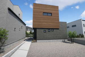 【A棟】外観イメージパース