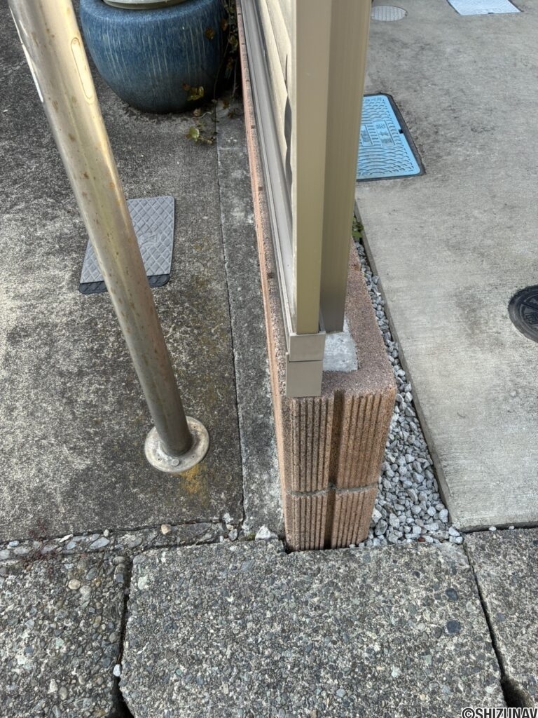 沼津市中原　売土地　境界付近