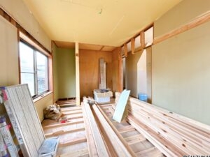 【リフォーム中/1階和室→洋室6帖】別角度