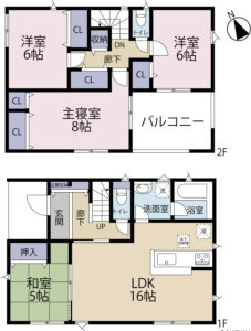【2026.6完成】富士市入山瀬第9　全2棟　１号棟　4LDKの画像