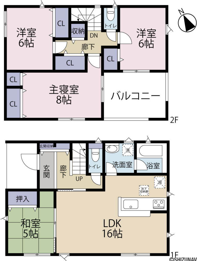 【2026.6完成】富士市入山瀬第9　全2棟　１号棟　4LDKの画像