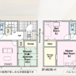 淀平町第2　7号棟間取り