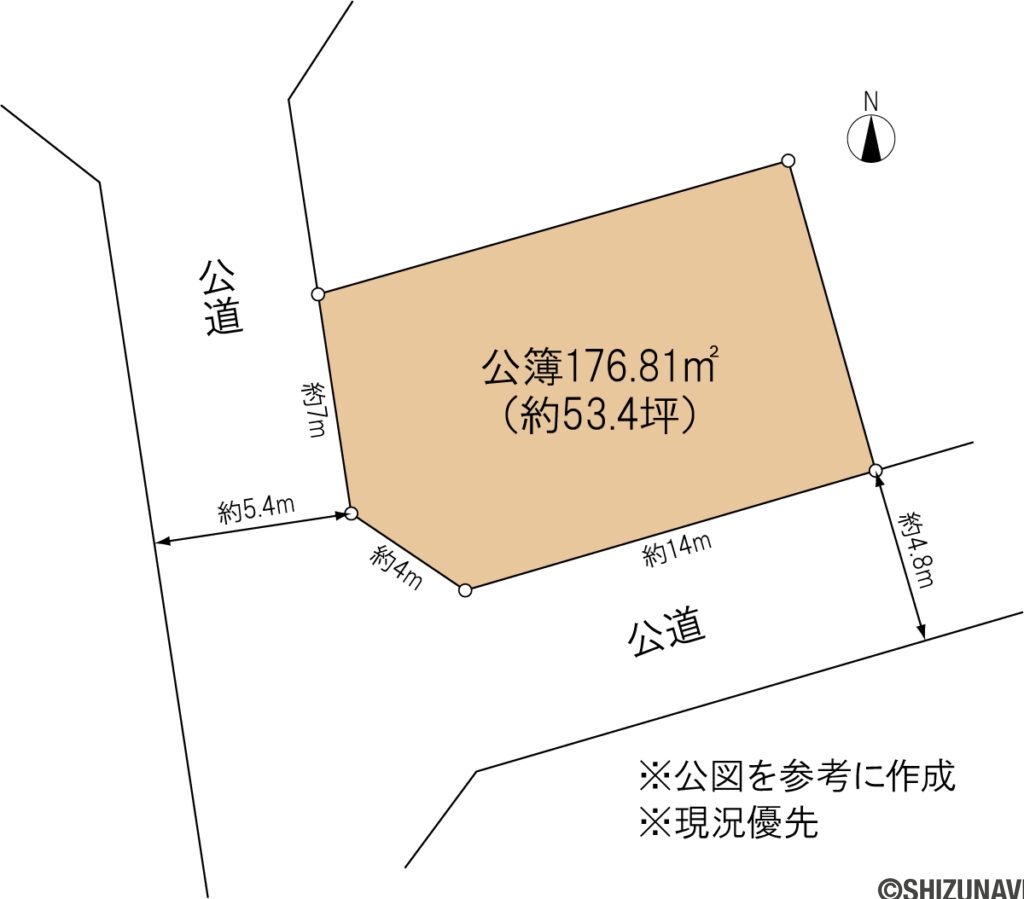 売土地　沼津市中原町　