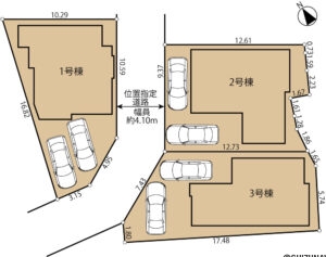【2026.4完成予定】静岡市葵区東1期　新築一戸建て　全3棟の物件画像