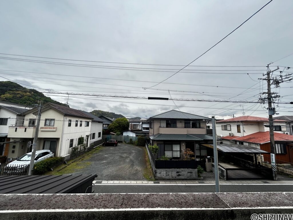 北側ベランダからの眺望