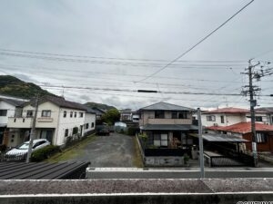 北側ベランダからの眺望