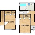 【リフォーム後予定間取り図】全部屋クロス張替え、床材張替え、照明設備新品取り付け、水回り設備全交換、外壁塗装を行います。