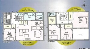 【6月完成予定】磐田市見付　4LDK　人気の見付エリア！全室南向きで陽当り良好♪並列4台駐車可能の物件画像