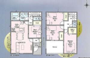 2号棟　間取り図