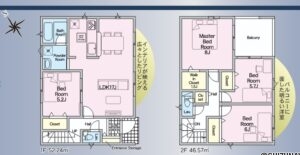 【2026年6月完成予定】浜松市中央区高丘北1丁目　2棟　3LDK+S/4LDK　人気の高台エリアの物件画像
