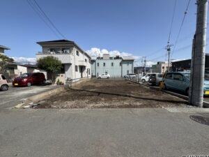 【仲介手数料無料】JR東海道本線「原」駅徒歩2分　南面接道　約49坪　整形地の物件画像