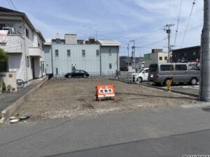 【仲介手数料無料】JR東海道本線「原」駅徒歩2分　南面接道　約49坪　整形地の物件画像