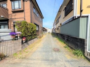 150坪の土地に自由設計で建てられます。の画像
