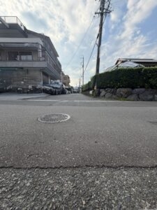 前面道路が少し勾配がついていることもあり浸水履歴はありません！