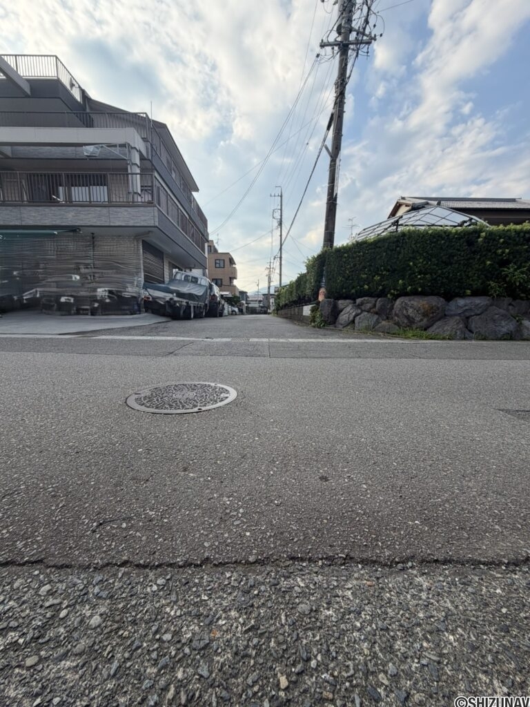 前面道路が少し勾配がついていることもあり浸水履歴はありません！