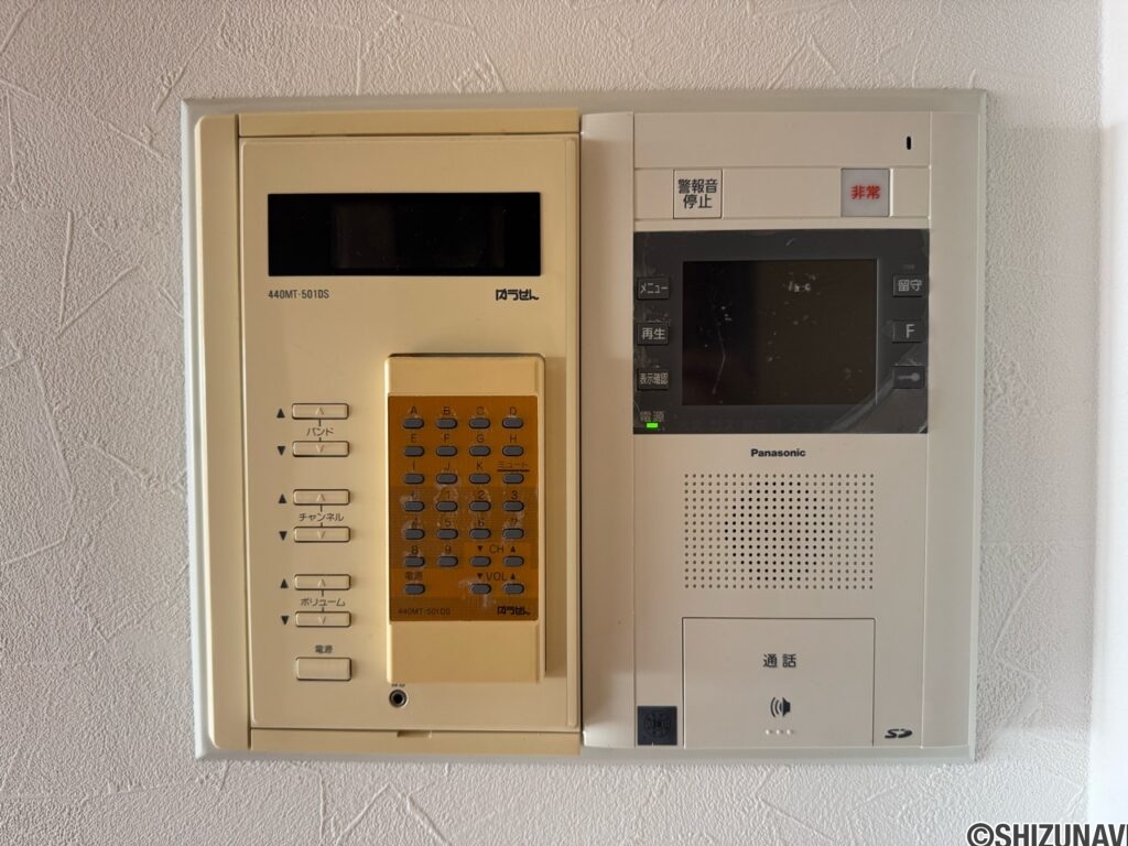 モニター付きインターホン