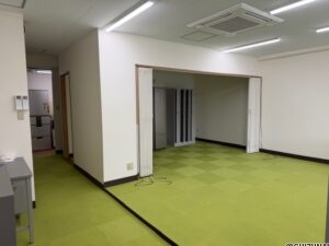 現在は一体利用していますが仕切ることもできます