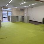 OAフロア仕様でカーペット貼り替え済みです