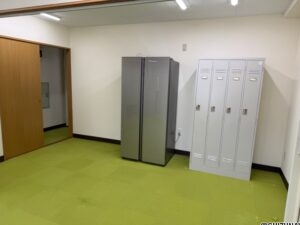 ※社員用のロッカーもあります。