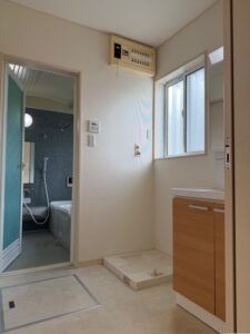 広めの洗面スペース