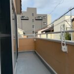 バルコニー　南側の洋室２室から出られるバルコニーです