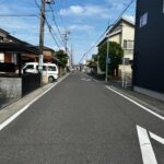 敷地前面の道路