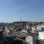 バルコニーからの景色です。