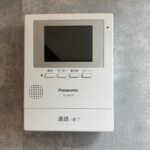 モニター付きインターホンです。