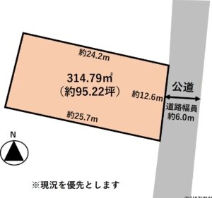 浜松市中央区大蒲町　売土地の画像