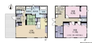 お子様の成長にあわせて３LDK→４LDKへの変更にも対応。家族と共に成長するお家です。