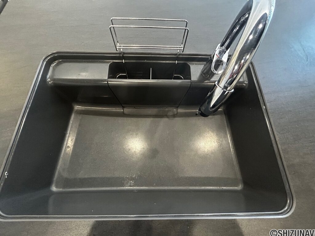 浄水器付のシンク