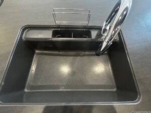 浄水器付のシンク