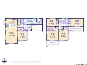 【2026年6月完成予定】磐田市千手堂　5LDK　南小徒歩3分！学校も近くて安心の新生活の物件画像