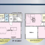 貴船町第1　1号棟間取り